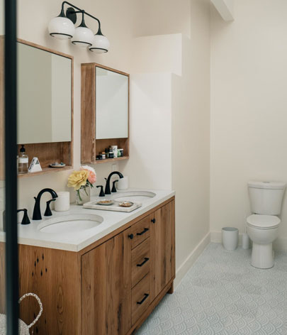 Bathroom Addition in Walnut